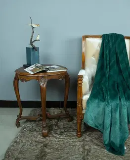 Jednofarebné deky Deka Elina 70x140 cm verde