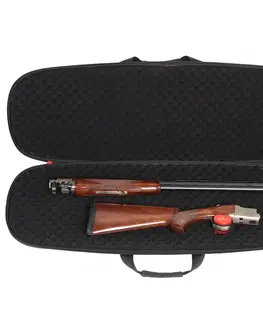poľovníc Polotvrdý kufrík na prenášanie krátkej zbrane 90 cm alebo rozobranej pušky