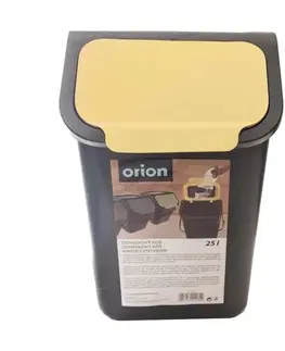 Odpadkové koše Orion Odpadkový kôš na triedený odpad 25 l, žltá