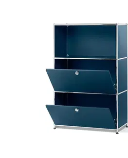 Dressers Komoda »CN3« s 2 výklopnými dvierkami, modrá