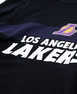 tričká Detské spodné tričko NBA Lakers s dlhým rukávom čierne