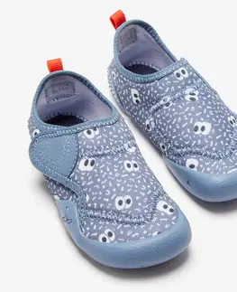 detské tenisky Detská obuv 580 na cvičenie modrá