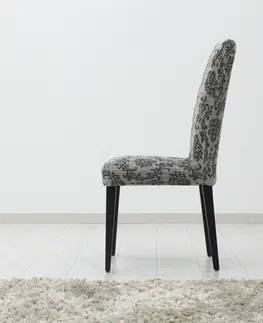 Doplnky do spálne Forbyt Napínací poťah na stoličky Istanbul sivá, 40 x 60 cm, sada 2 ks
