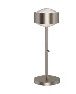 Stolové lampy Top Light Puk Maxx Eye Table LED 37cm matný nikel matný objektív