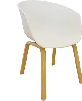 Plastové stoličky Stolička Larisa LDC 489 – WH