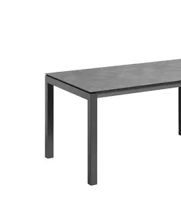 Stoly Cubic HPL rozťahovací stôl antracit 150-210 cm