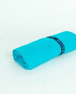 vodné športy Uterák z mikrovlákna veľkosť L 80 × 130 cm dvojfarebný modro-zelený