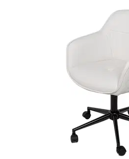 Kancelárske stoličky LuxD Kancelárska stolička Natasha biela 
