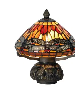 Stolové lampy Clayre&Eef Stolná lampa Libella v štýle Tiffany