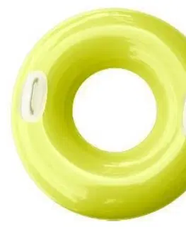 Nafukovacie kolesá Nafukovací kruh INTEX s držadlom 76 cm - žltý