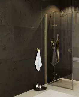 Sprchovacie kúty HOPA - Štvorcový sprchovací kút PIXA GOLD - Smer zatvárania - Pravé (DX) BCPIXA90CTVEPG