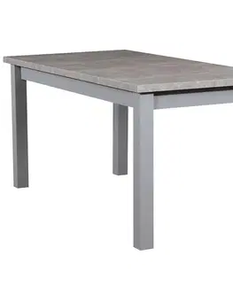 Jedálenské stoly Rozkladací stôl ST28 160/200x80cm beton