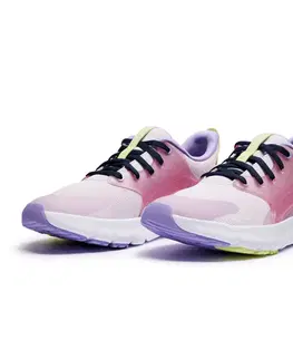 dámske tenisky Dámska obuv SW500.1 na športovú chôdzu štandardné chodidlo fialová