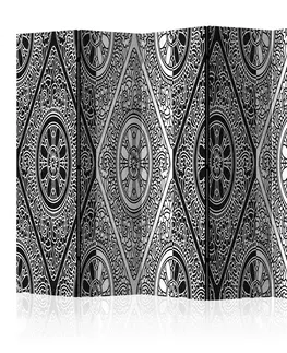 Paravány Paraván Ethnic Monochrome Dekorhome 225x172 cm (5-dielny)