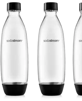 Sodastream a ďalšie výrobníky perlivej vody SodaStream Fľaša FUSE 3Pack 1 l, čierna