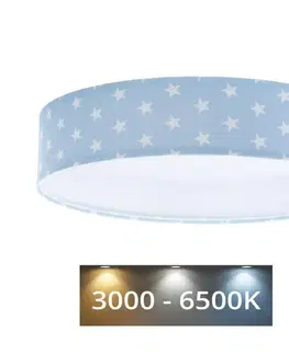 Svietidlá  LED Stmievateľné svietidlo GALAXY KIDS LED/24W/230V hviezdičky modrá/biela + DO 