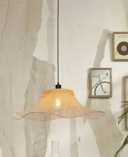 Závesné svietidlá Good & Mojo GOOD & MOJO Ibiza závesná lampa Ø 65 cm prírodná