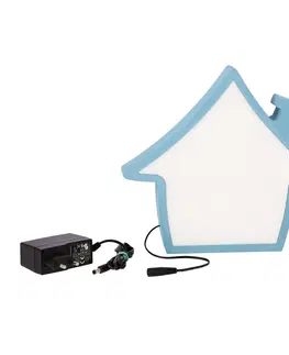 Osvetlenie Detská lampička HOUSE LED Candellux Modrá