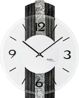 Hodiny Dizajnové nástenné hodiny 9676 AMS 38cm