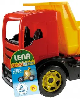 Hračky - dopravné stroje a traktory LENA - Sklápač, Voľný