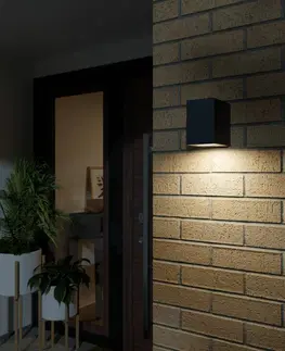 Vonkajšie nástenné svietidlá Lucande Flexibilné vonkajšie nástenné LED svietidlo Lorik