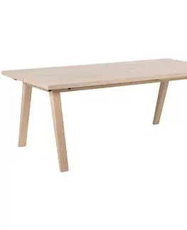 Jedálenské stoly Stôl Simple 200 biela dub