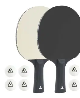 Pingpongové rakety Set na stolný tenis JOOLA Black White