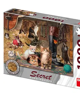 Hračky puzzle DINO - Mačičky 1000 dielikov secret collection