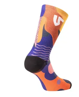 Pánske ponožky Ponožky Undershield Funky Camo fialová/ružová/žltá 42/46