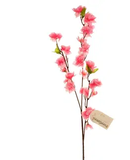 Kvety Umelá Sakura, 3 výhonky, v. 66 cm, ružová