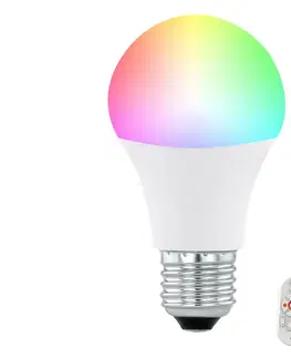 LED osvetlenie Eglo LED RGB Stmievateľná žiarovka CONNECT E27/9W + diaľkové ovládanie - Eglo 11585 