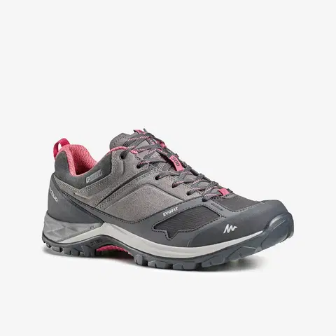 turistická obuv Dámska nepremokavá obuv na horskú turistiku – MH500 sivo-ružová