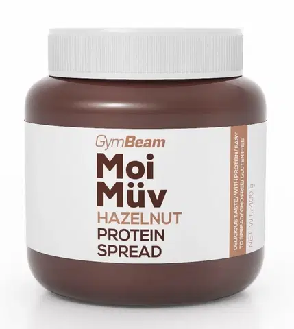 Arašidové a iné maslá Moi Muv Protein Spread - GymBeam 400 g Milky