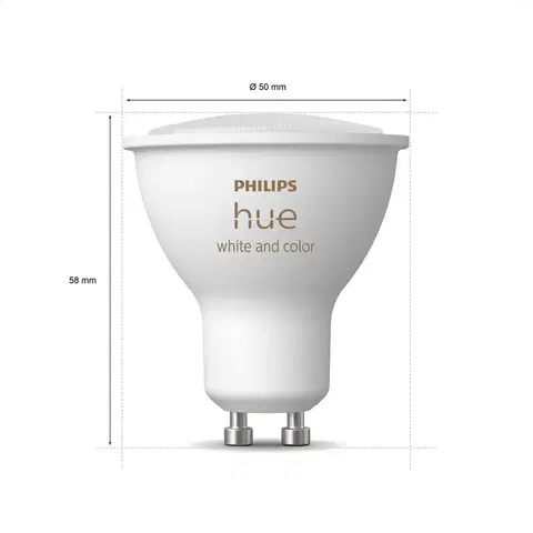 SmartHome Štartovací balíček Philips Hue Philips Hue White & Color Ambiance GU10 starterkit