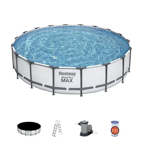 Bazény rámové Bazén rámový s filtráciou 5,49x1,22m 56462