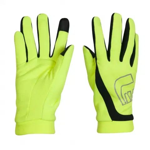 Zimné rukavice Bežecké rukavice Newline Thermal Gloves Visio neon - XS