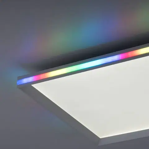 Stropné svietidlá JUST LIGHT. LED stropné svietidlo Galactica, CCT, RGB 45x45cm