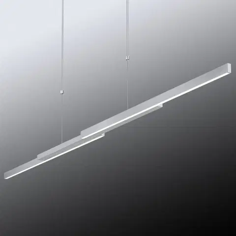 Závesné svietidlá Knapstein Vysúvateľné závesné LED svietidlo Ares