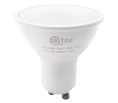 Žiarovky  LED Žiarovka Qtec GU10/8W/230V 2700K 