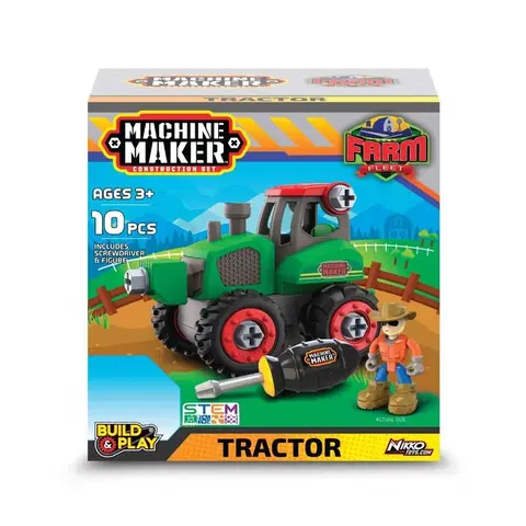 Hračky - dopravné stroje a traktory NIKKO - Farma - 2, Mix Produktov