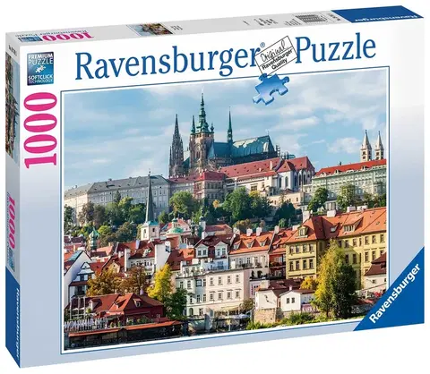 Hračky puzzle RAVENSBURGER - Pražský Hrad 1000 Dielikov