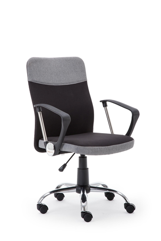 Kancelárske stoličky HALMAR Topic kancelárska stolička s podrúčkami sivá / čierna