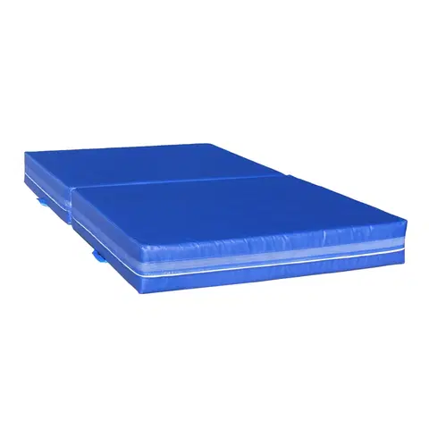 Podložky na cvičenie Dopadová skladacia žinenka MASTER T21 - 200 x 120 x 20 cm - modrá