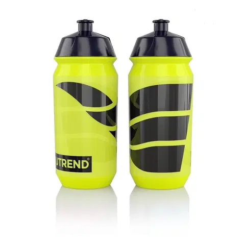 Fľaše na pitie Športová fľaša Nutrend Tacx Bidon 2019 500 ml žltá s čiernou potlačou