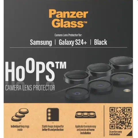 Ochranné fólie pre mobilné telefóny PanzerGlass Ochranný kryt objektívu fotoaparátu Hoops pre Samsung Galaxy S24 Plus 1208
