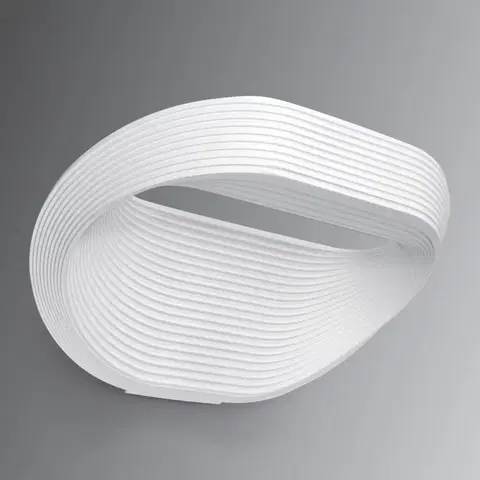 Nástenné svietidlá Cini & Nils Cini&Nils Sestessa - biele nástenné svietidlo LED, 33 cm