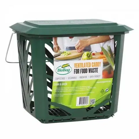 Odpadkové koše Kinekus Kôš na bio odpad plastový, 7L, zelený