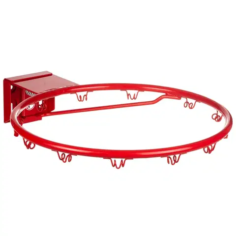 basketbal Basketbalová obruč oficiálneho priemeru R900 červená