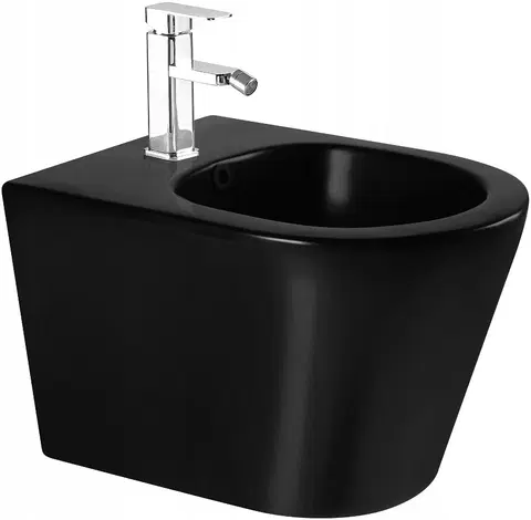 Kúpeľňa MEXEN - Bidet Rico závesné, čierna matná 35724885