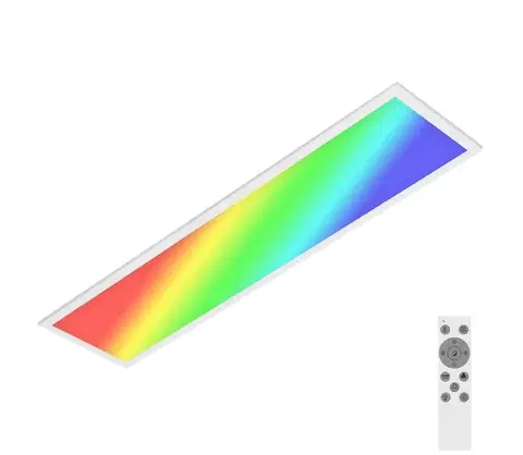 Svietidlá Brilo Brilo - LED RGBW Stmievateľné stropné svietidlo SLIM LED/24W/230V 100x25 cm + DO 